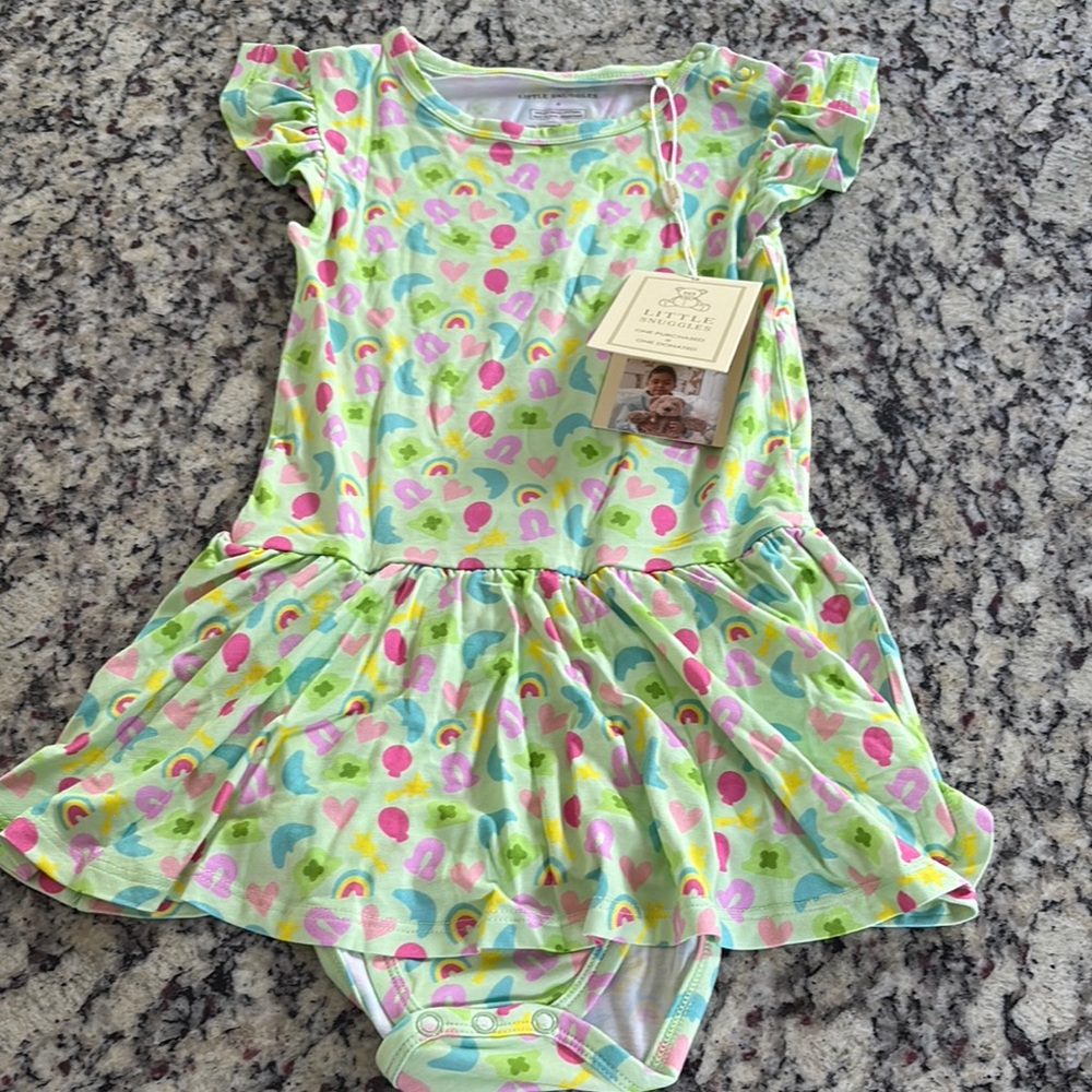 Little Snuggles Lucky Charms Dress - Picture 2 of 11